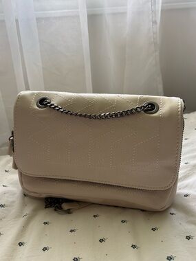 Zara white purse